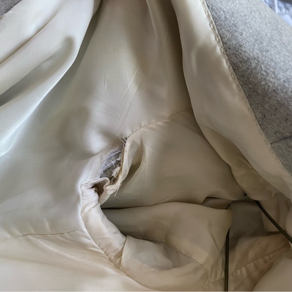 Light Grey Aritzia Wool & Cashmere coat - Picture 2 of 3